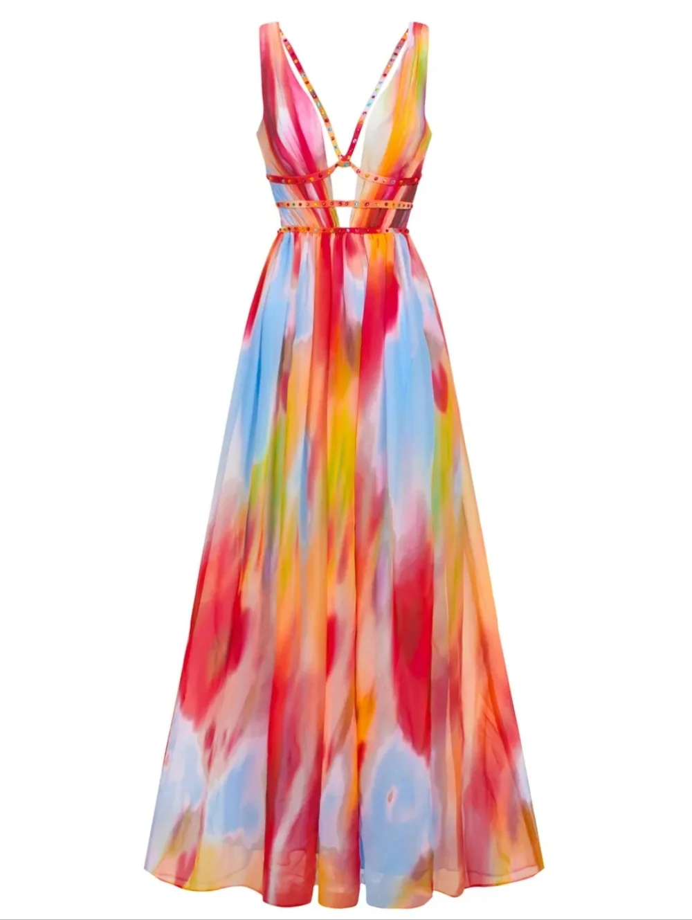 Eileen Printed Slit Maxi Dress - Picture 3 of 10